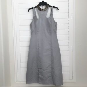 Metallic Silver Dress